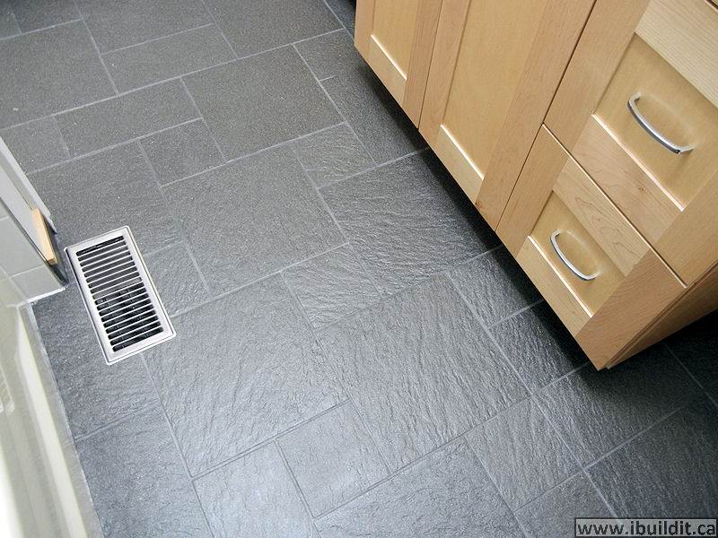floor tile installed